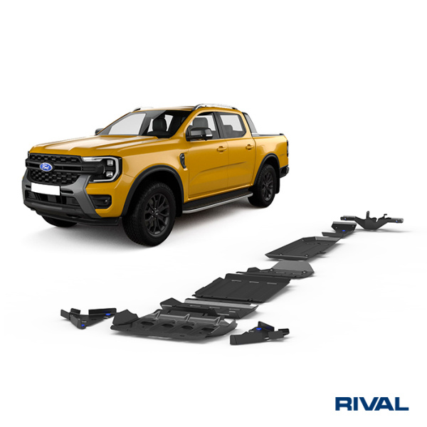 Skid Plates (Sets) Ford Ranger 2011-2015; 2015-2022; 2,2 l. / diesel; 3,2 l. / diesel